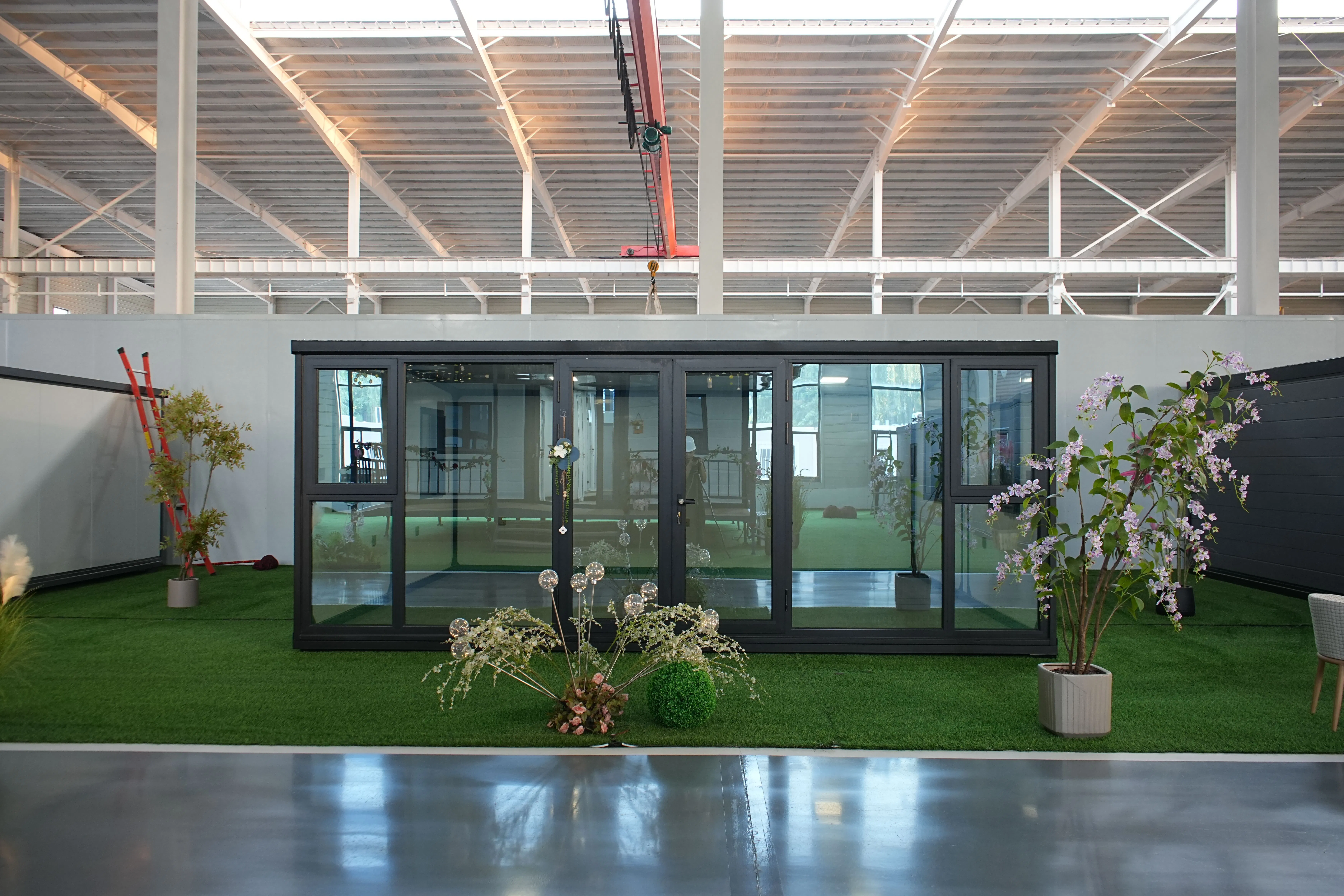 Luxury Modular Steel Building with Foldable Steel Structure Design