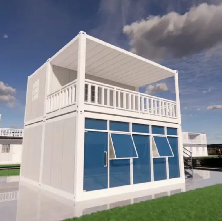 New Design Detachable Container House Customizedflat Pack Steel Sandwich Panel Material Good Heat Insulation Hotel Office Shop