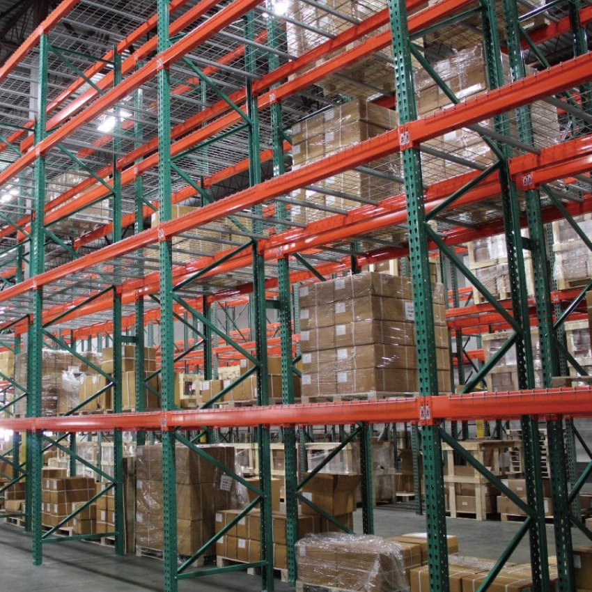 Sturdy Teardrop Pallet Shelf Unit for Effective Warehouse Organization