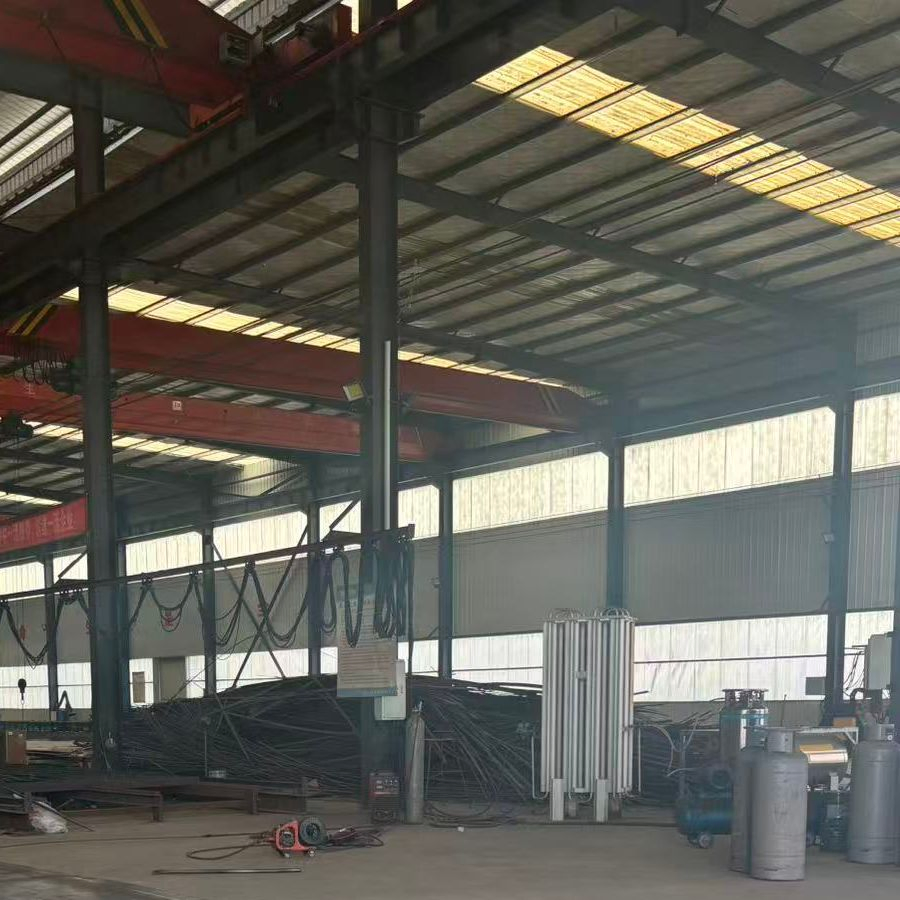 Ganyo Building Farm Storage Shed Industrial Prefabricated Steel Structure with Foldable Garage