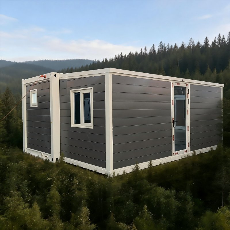Factory Direct Dual-Wing Folding House 10-Min Quick Assembly Prefab Home for Construction Site Disaster Relief