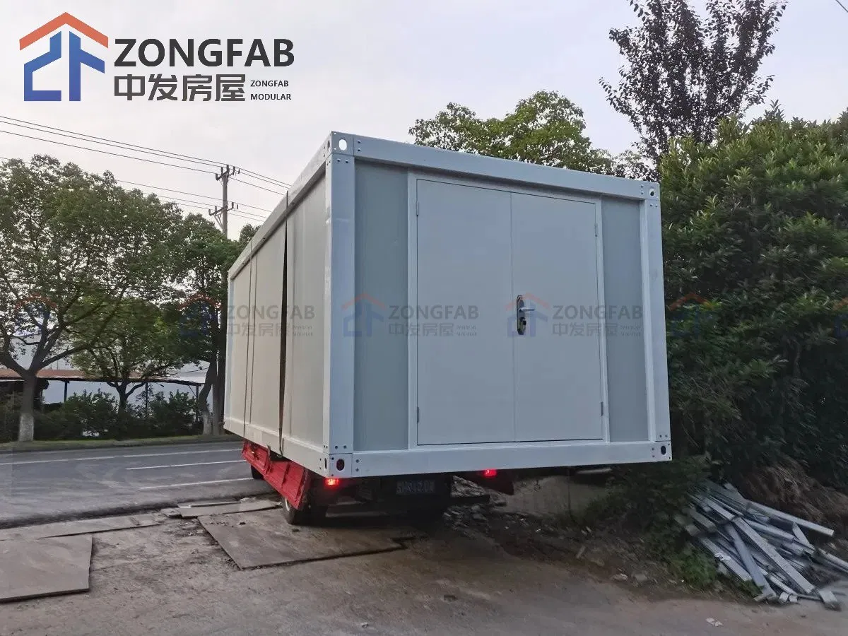 Customizable SGS 20FT Portable Movable Prefab Mobile Prefabricated Modular Container Office Building