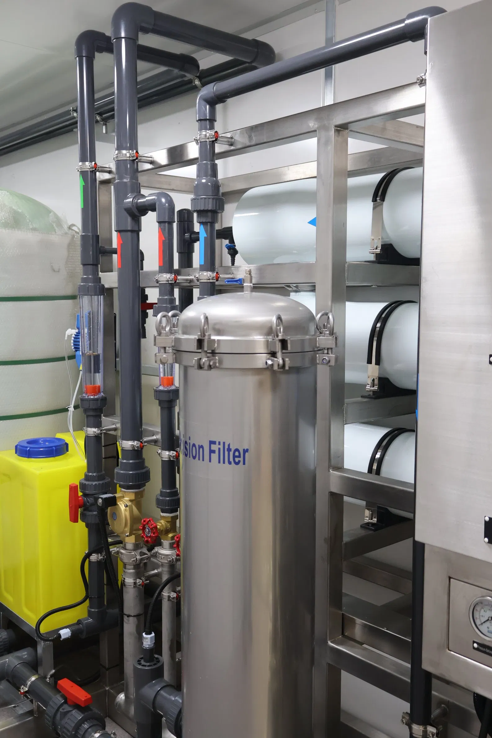 Compact Containerized RO Water Treatment System Reverse Osmosis Low Energy Consumption
