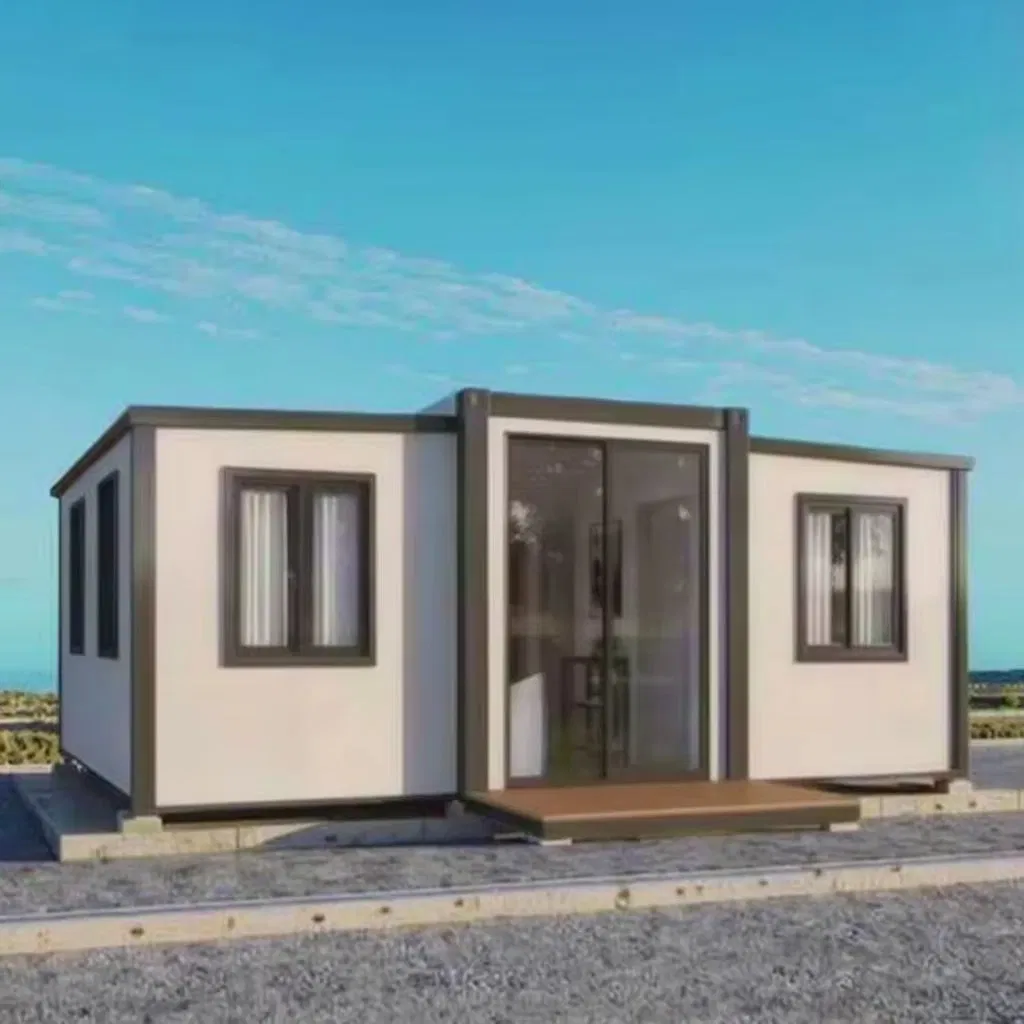 Prefab/Prefabricated Expandable House Tiny Villa Home Fold Container House with 1 Bathroom for Construction Site