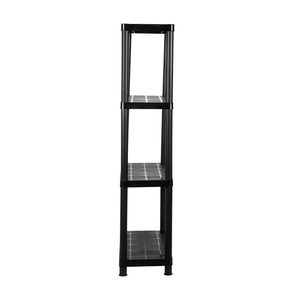 Strong Load-Bearing Capacity Wholesale Customized Black 12 Storage Plastic Collapsible Shelf