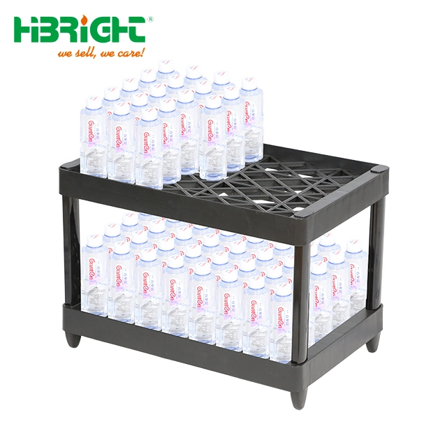 Supermarket Custom Made Plastic Resin Ventilated Storage Shelving Unit