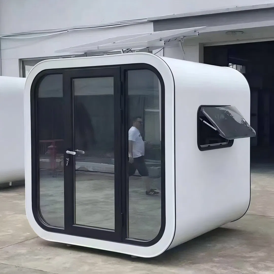 Apple Ecopod Solar-Powered Foldable Cabin for Eco-Lovers Zero Emissions, Portable Design