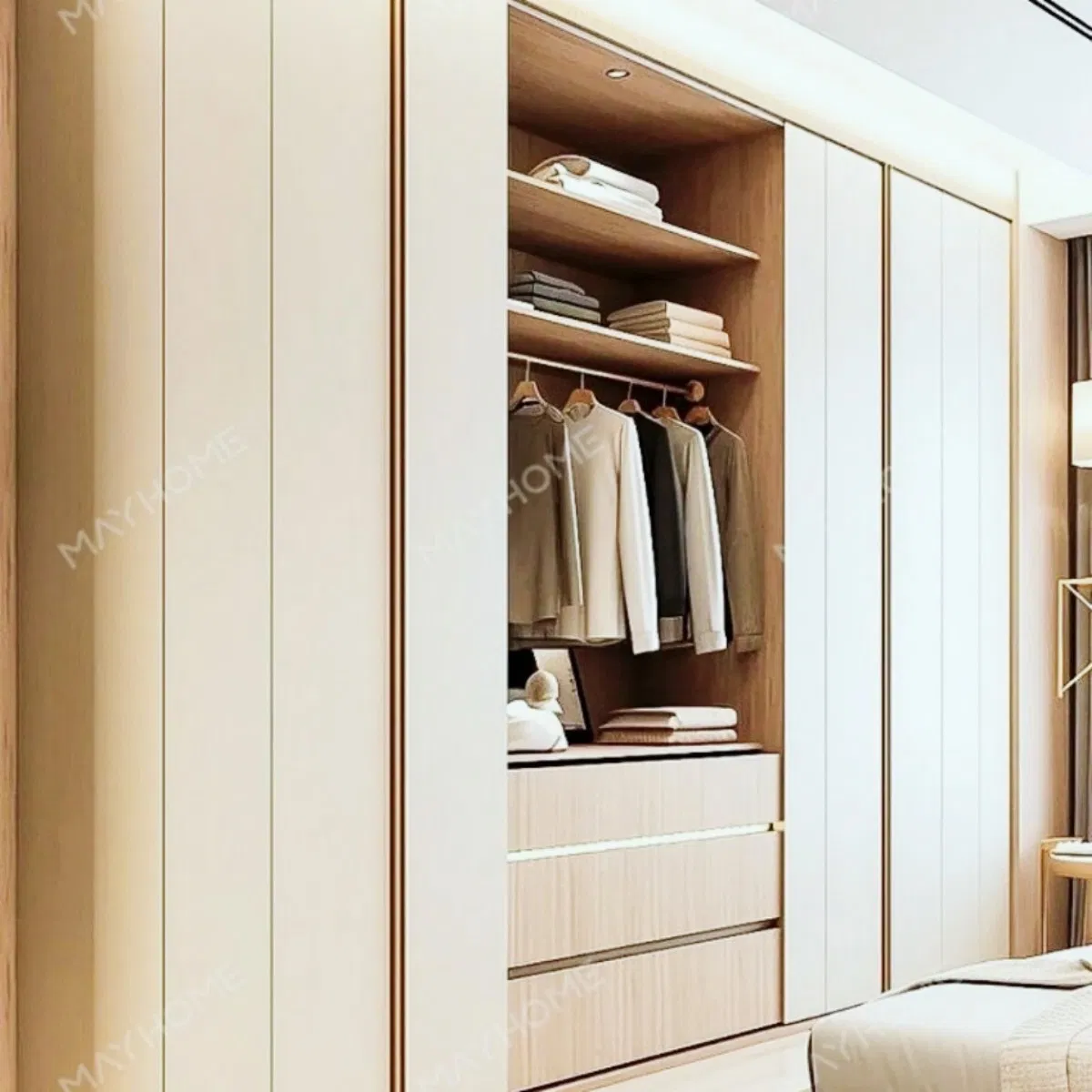 OEM High Durability Anti-Deformation Anti-Trap Design Enclosed Safety Hinges Odor Control Drawer Unit