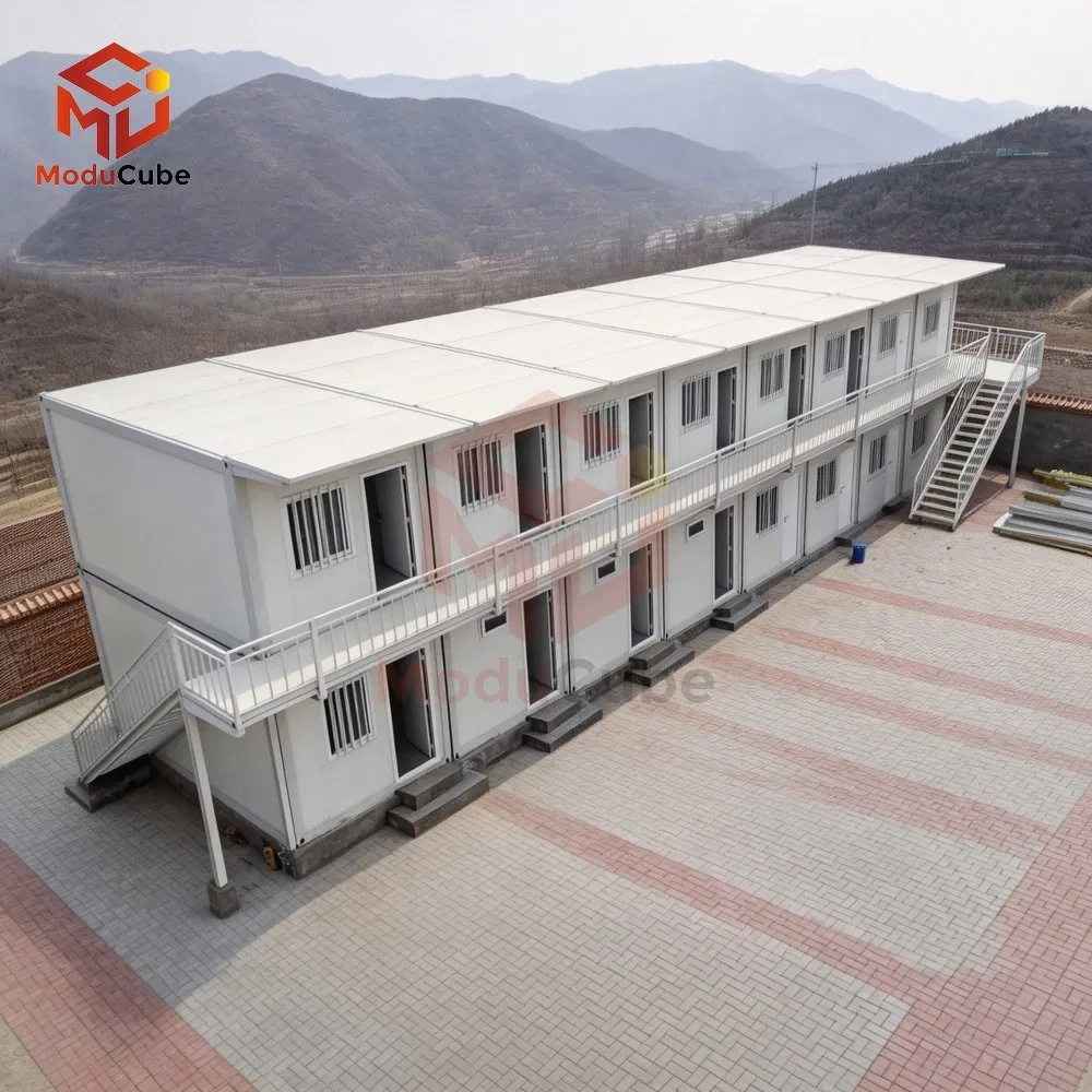 Weatherproof Modular Container Office Flat Pack Design Quick Setup for Temporary Building