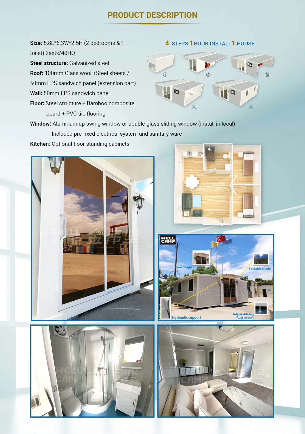 Container Home Features