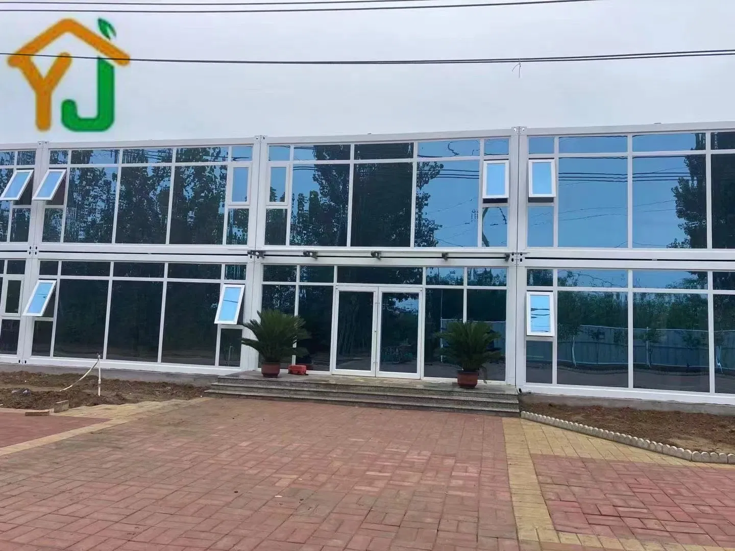 Modern Prefabricated Export Modular Steel Structural Integrated Construction Site with Double Layersmodern Prefabricated Export Modular Storage Housing