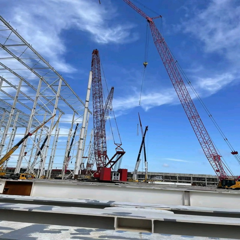 Multi-Functional, Space-Saving, Foldable Steel Structure Building for Mobile Workshop Units, Outdoor Events