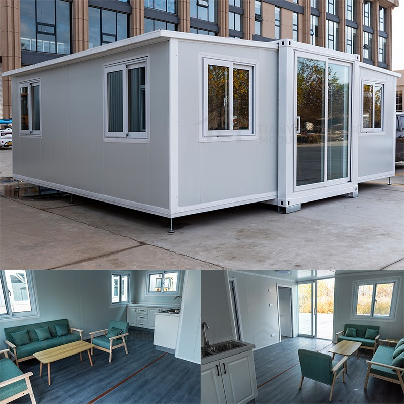 New Mega Mining Camping Waterproof Portable Cabin Luxury Expandable Tiny Home Factory