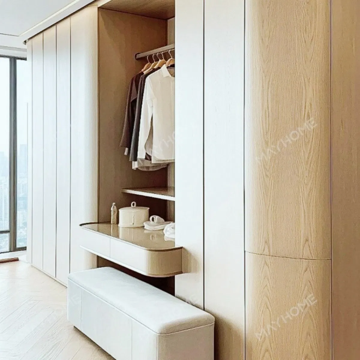 Customized Non-Toxic Panel Long Lifespan Strong Structure Frame Reinforced Safety Cloakroom Unit