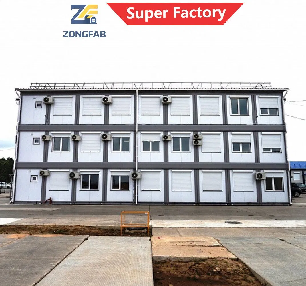 20FT 40FT Integrated Movable Mobile Portable Folding Foldable Flat Pack Prefab Modular Container Building Housing