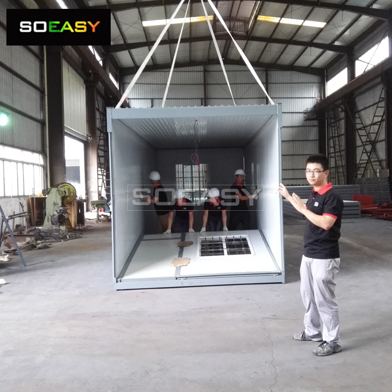 Prefab Modular Light Steel Structure Frame Construction Foldable Container Building