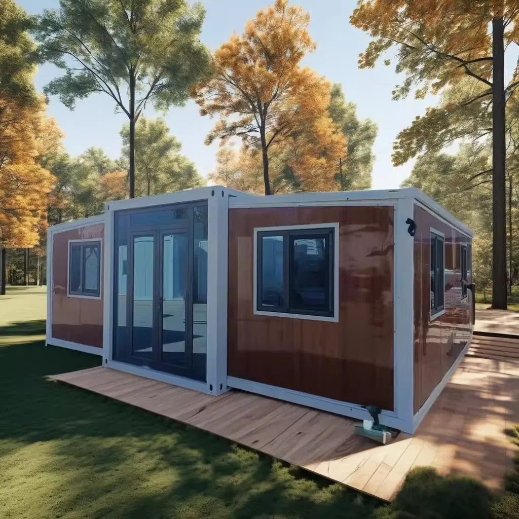 Prefabricated Tiny Fold Steel Structure Movable Modular Luxury Living Expandable Shipping Office Container House