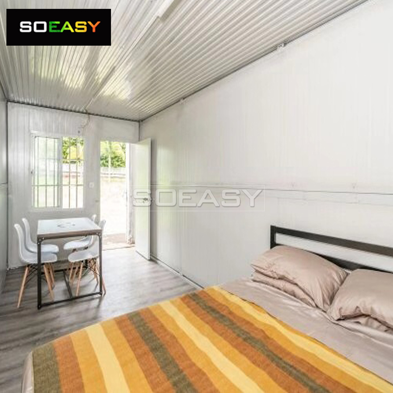 Prefab Modular Light Steel Structure Frame Construction Foldable Container Building