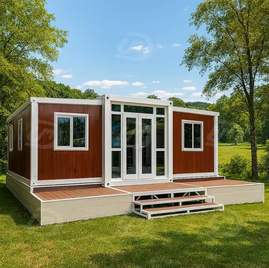 Prefab Fast Build Prefab House 10FT 20FT 40FT Modular Folding Container Hotel House Small Tiny Container House Home Office