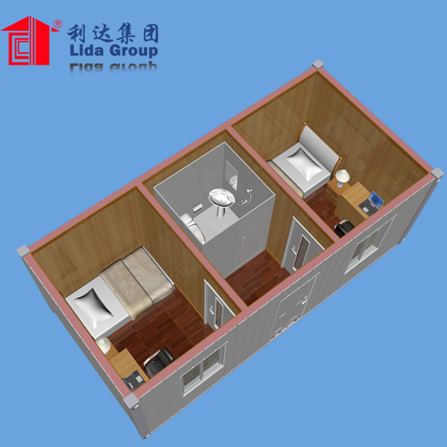Mobile Container Homes Made in China Prefab Container Office Buildings Prefab Flat Pack 40FT Container Office