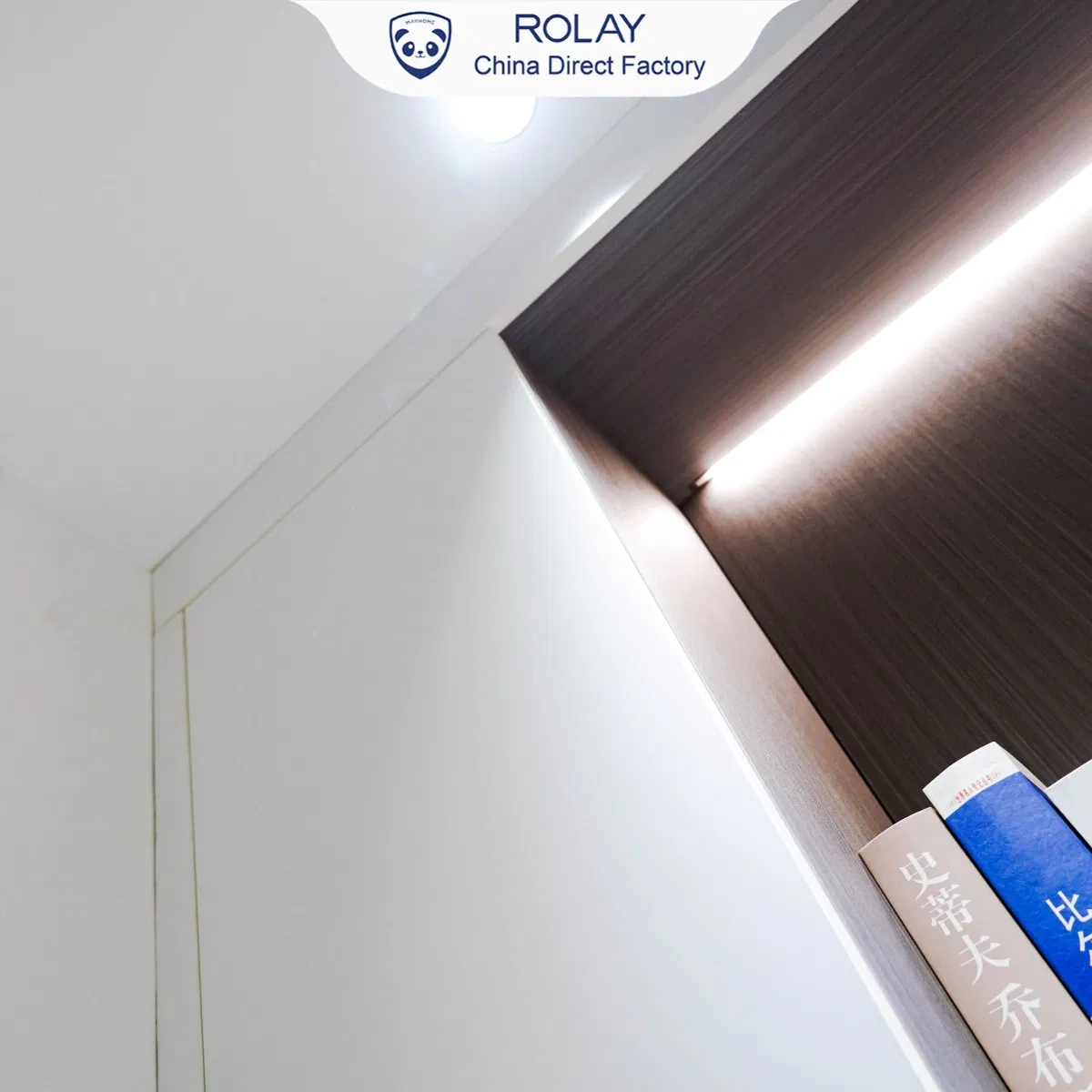 Waterproof Panel Scratch Resistant UV-Resistant High Strength Bookshelf Unit with Factory Price