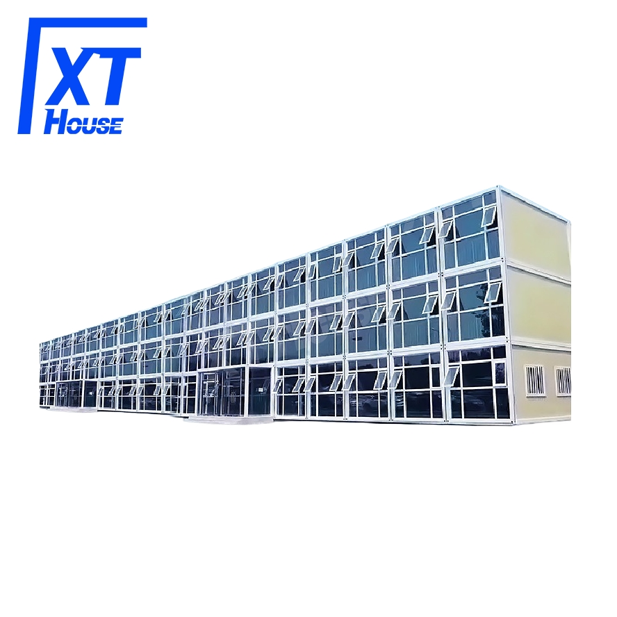 Prefab Living Detachable Container House for Refugee Camps Home Office Modern Design 5-Year Warranty Made Steel Sandwich Panel Home