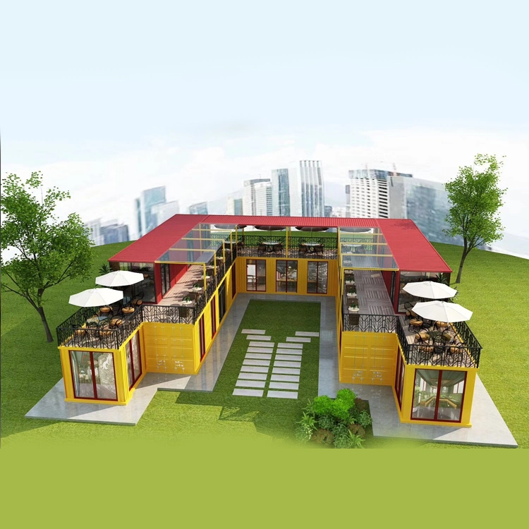 Mobile Container Homes Made in China Prefab Container Office Buildings Prefab Flat Pack 40FT Container Office