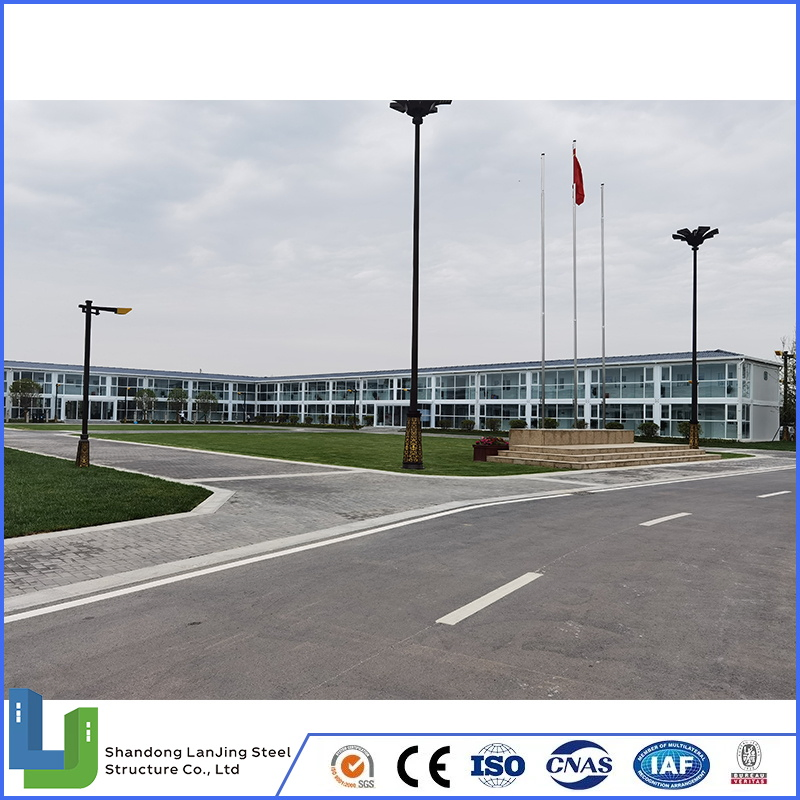 Easy Install Temporary Offices Customizable Flat Pack Building Container Office Price