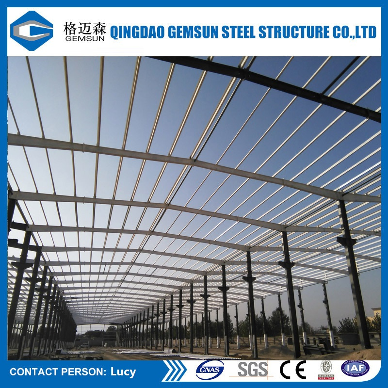 Ganyo Building Farm Storage Shed Industrial Prefabricated Steel Structure with Foldable Garage