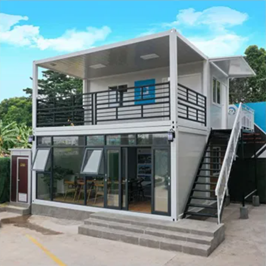 New Design Detachable Container House Customizedflat Pack Steel Sandwich Panel Material Good Heat Insulation Hotel Office Shop