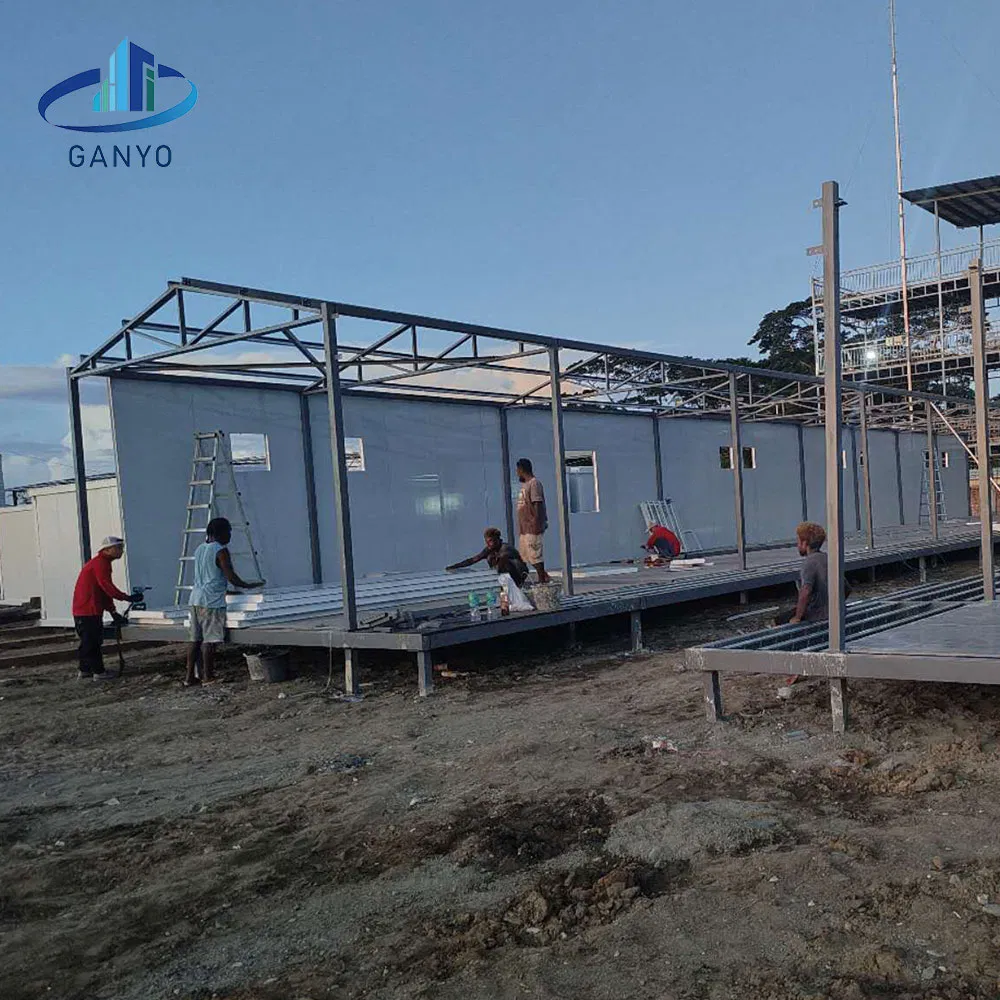 High Quality Fireproof Folding Container House Steel Structure Building