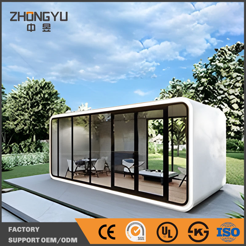Compact Modular Apple Capsule House for Camping and Hotel Use Tiny Prefab Cabin Container Home Ready for Quick Assembly