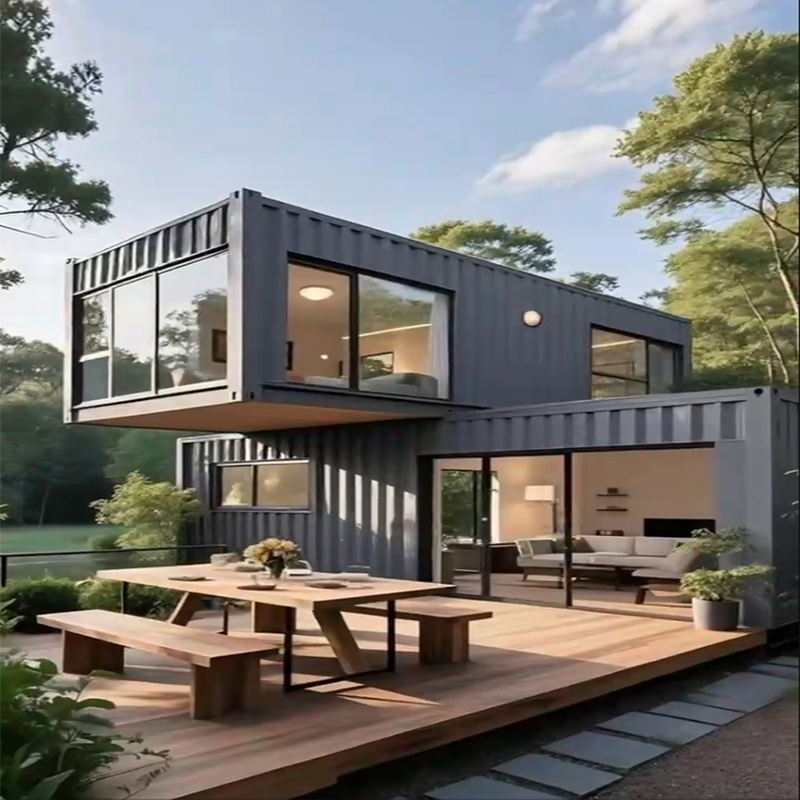 Innovative Prefabricated Steel Structure Container Cabin Foldable Mobile Office for Office and Living Space