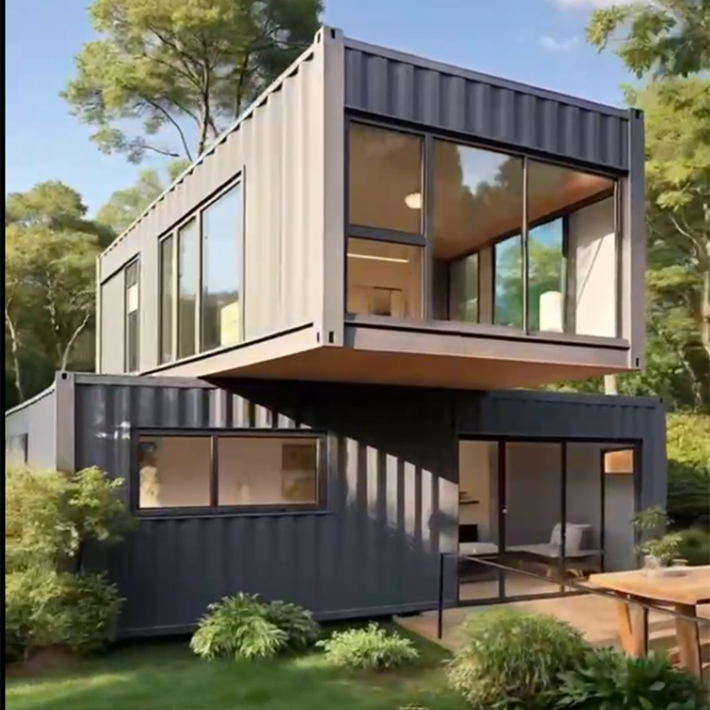 Innovative Prefabricated Steel Structure Container Cabin Foldable Mobile Office for Office and Living Space