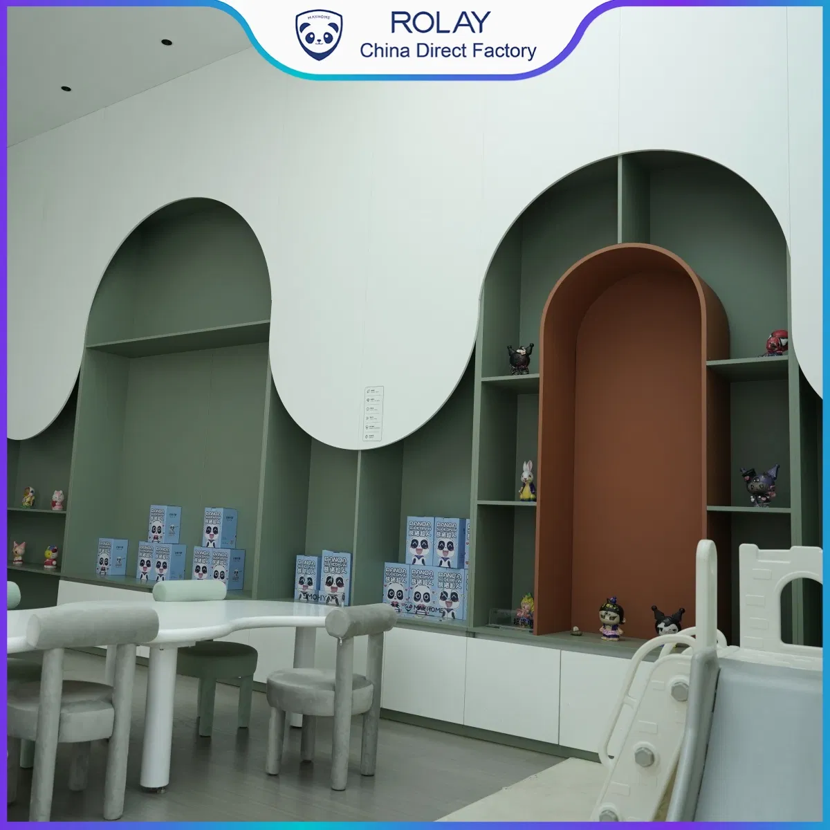 High Load Capacity Soft-Close Drawers Open Shelf Anti-Tip Design Learning Unit with Factory Price