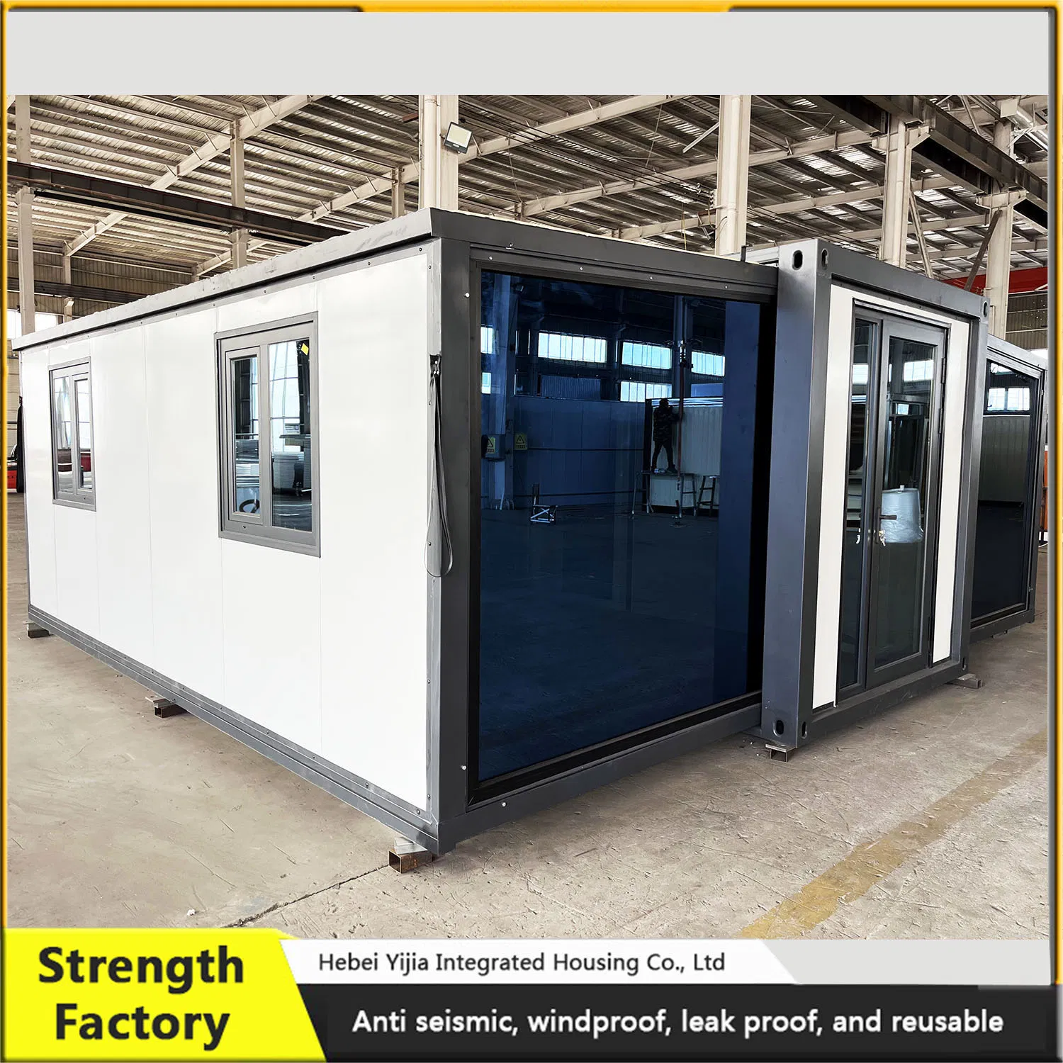 Modern Luxury Foldable Steel Structure Prefabricated Modular Building with Expandable 20, 30, and 40 Foot Bedroom Buildings