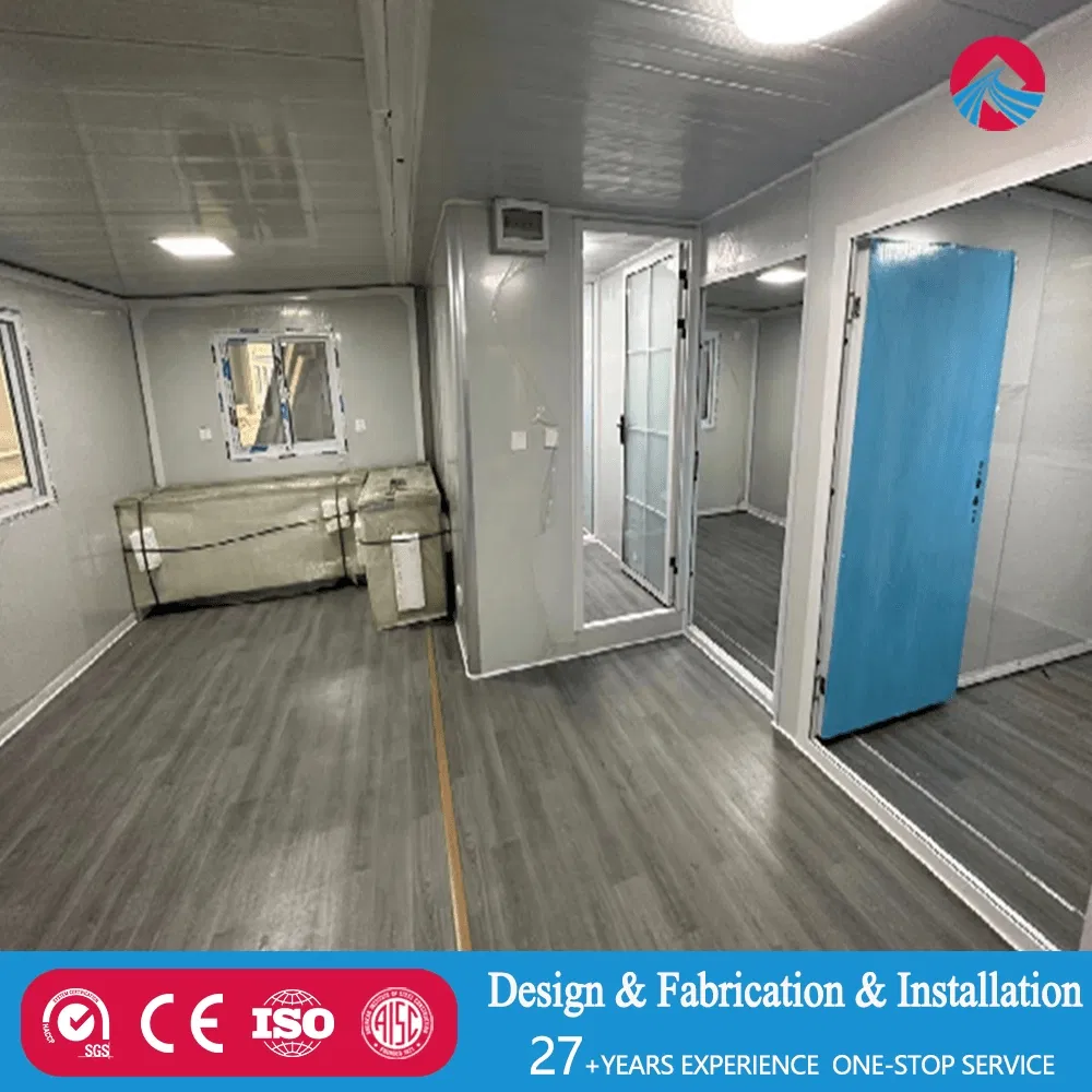 China Wholesale House Container Building Steel Structure Prefabricated Hotel with Folding