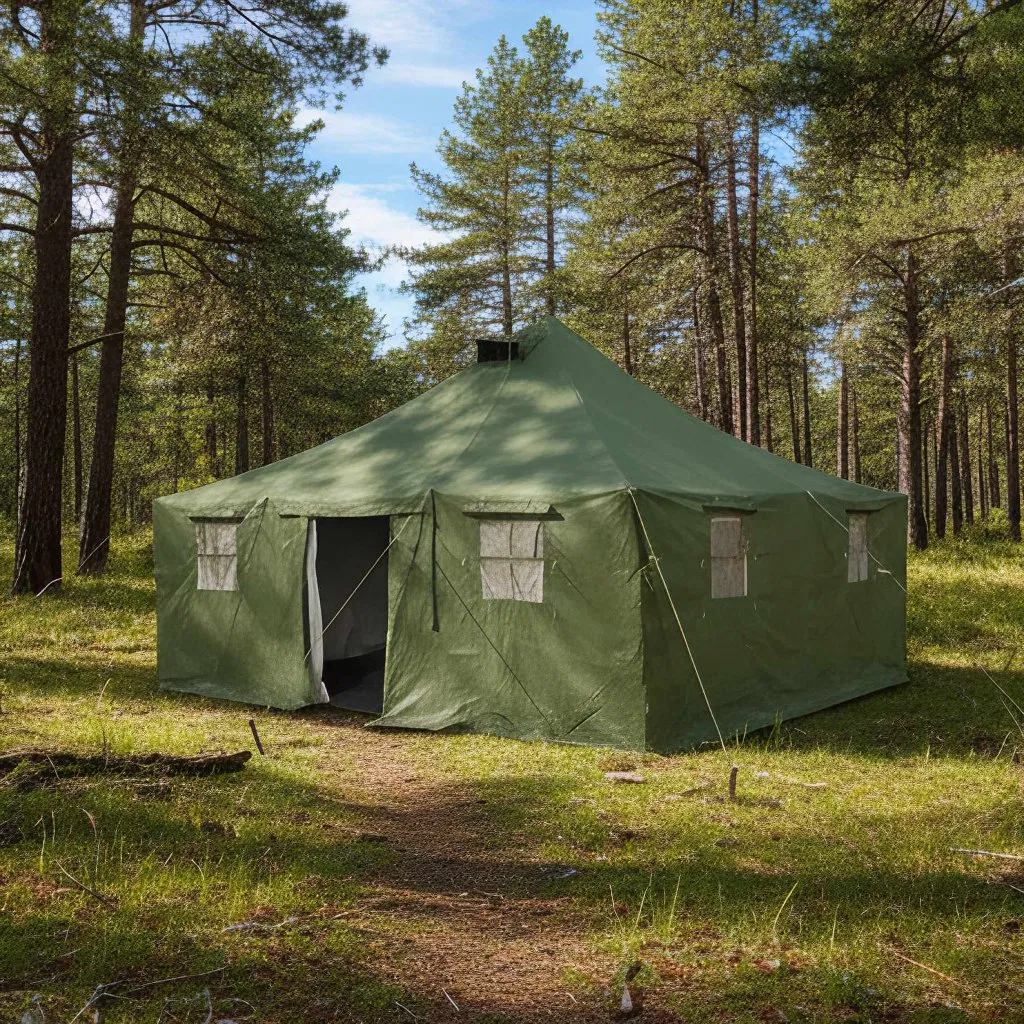 High Strength Disaster Relief Tent Waterproof UV Resistant Quick Build Emergency Shelter for Rescue Site