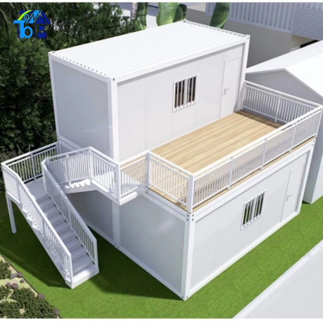 Low Cost 20 FT Steel Frame Casas Modular Container House 3 Bedroom Sandwich Panel Detachable Container for Office