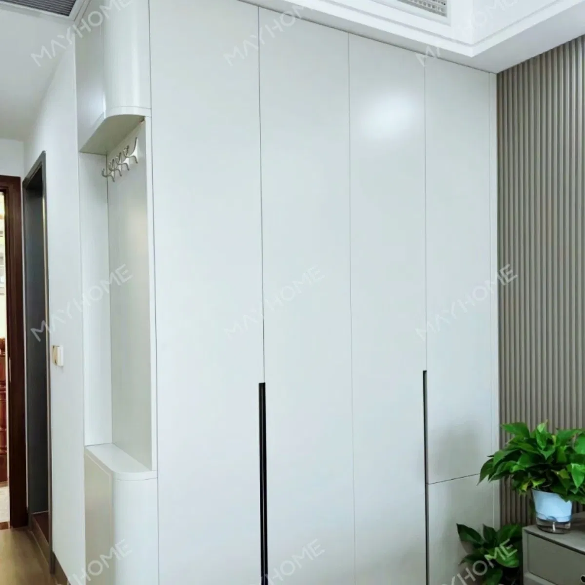 Customized Non-Toxic Panel Lifespan Secure Handles Fireproof Safe Long Service Life Cloakroom Unit