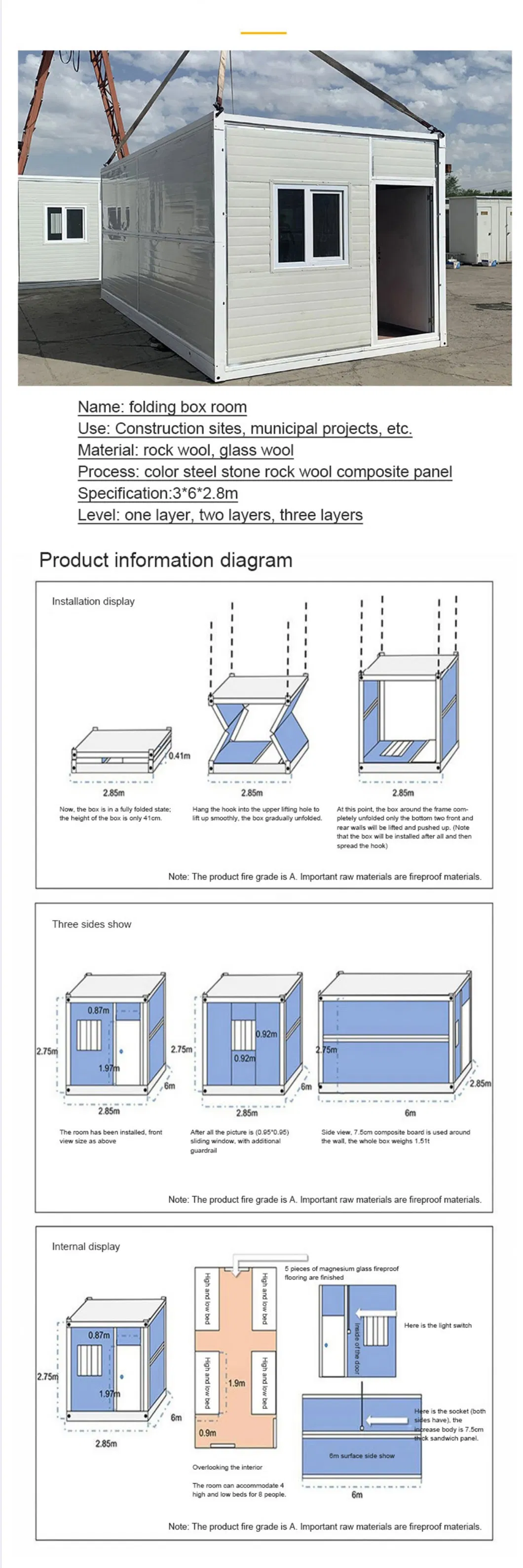 Office Container House Structure