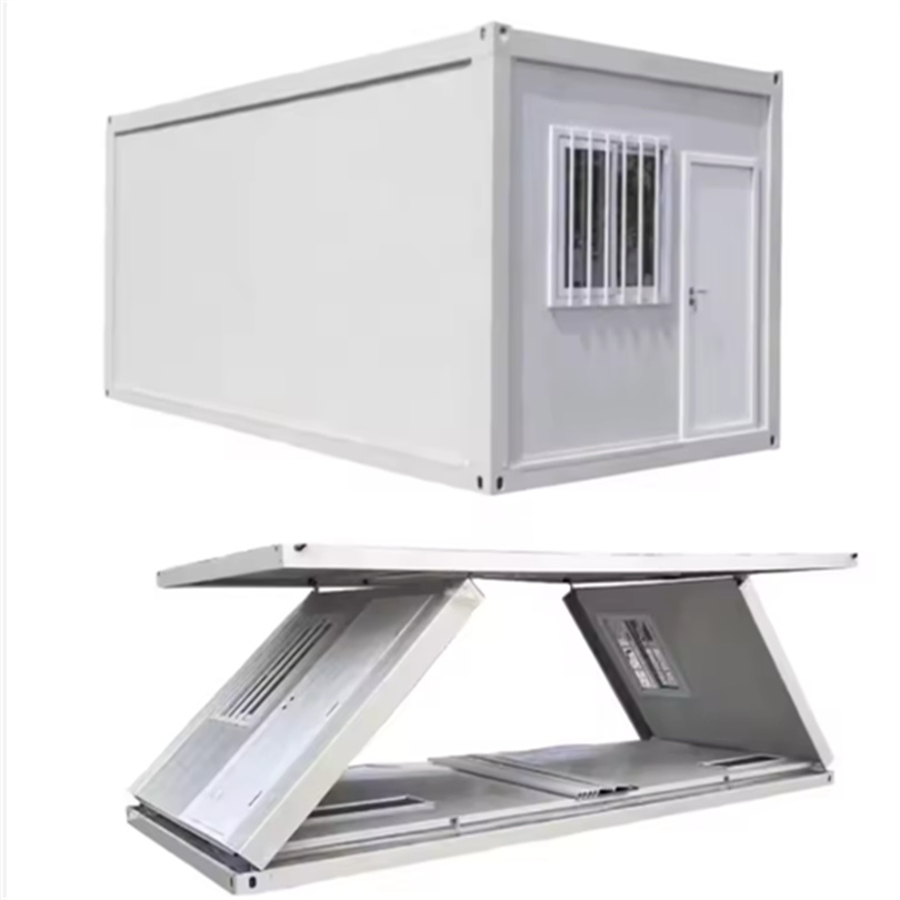 20FT Sandwich Panel Breathable Quickly Installation Z Folding Container House Prefab Foldable Tiny House Mobile Temporary