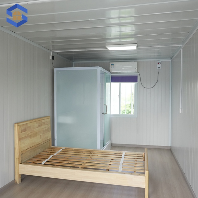 ISO Certified Commercial Small High Strength Anti Corrosion Portable Container Steel Site Mobile Modular Prefabricated Work Container Office
