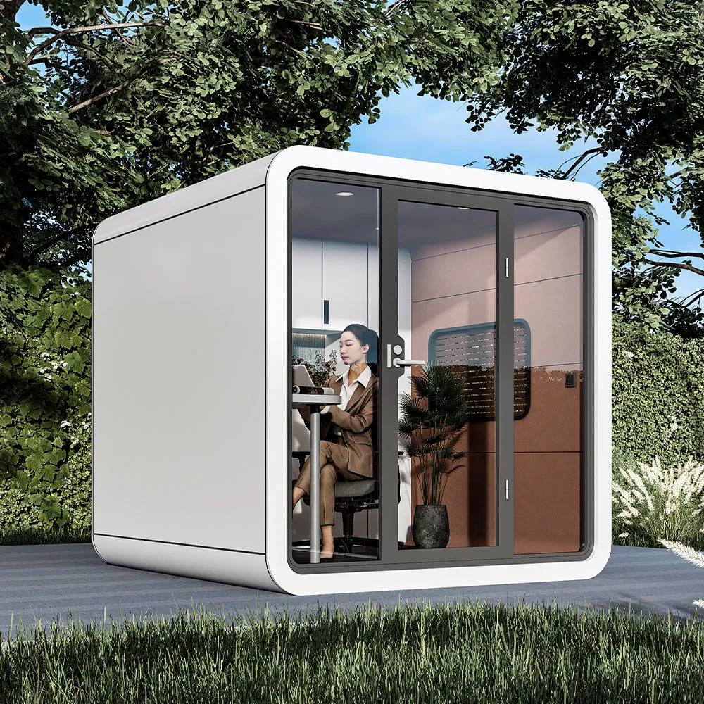 Space Capsule Hotel Container Home Sleep Pod Mobile Tiny House Apple Cabin