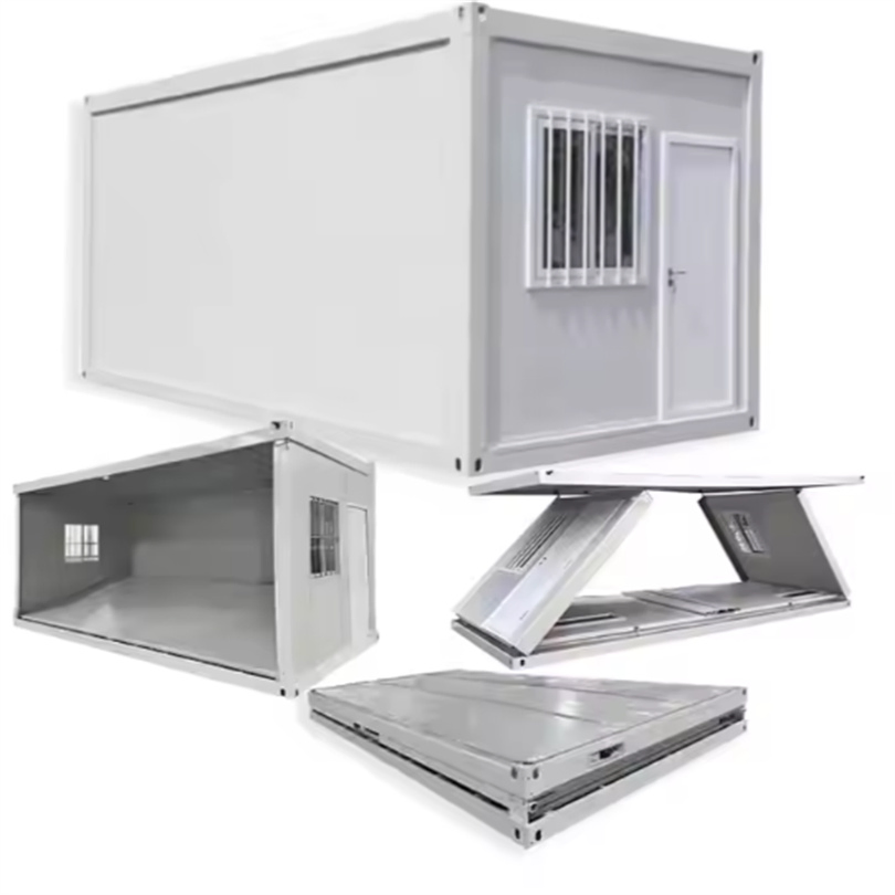 20FT Sandwich Panel Breathable Quickly Installation Z Folding Container House Prefab Foldable Tiny House Mobile Temporary