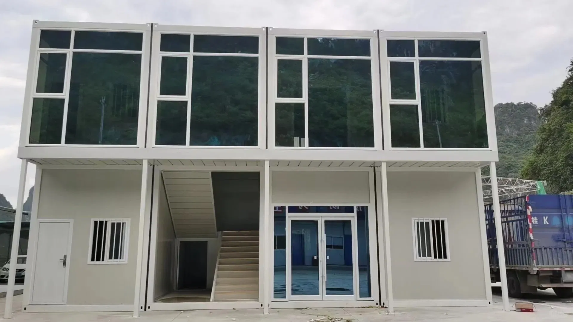 Flat Pack Fold out Storage Container Homes Foldable Units Portable Office