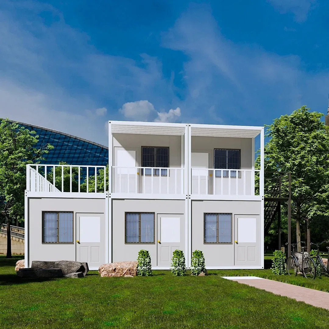 Manufacturer Direct Prefab Container Garage Sandwich Panel Prefab Detachable Containers Storage Flat Pack Mobile House for Ware House