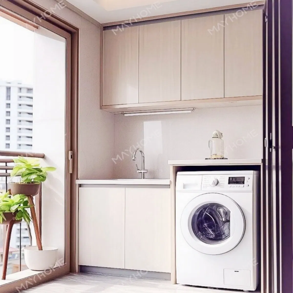 Rust-Free Frame Weather Tolerance Fade Resistant Secure Locking Balcony Storage Unit with High Quality