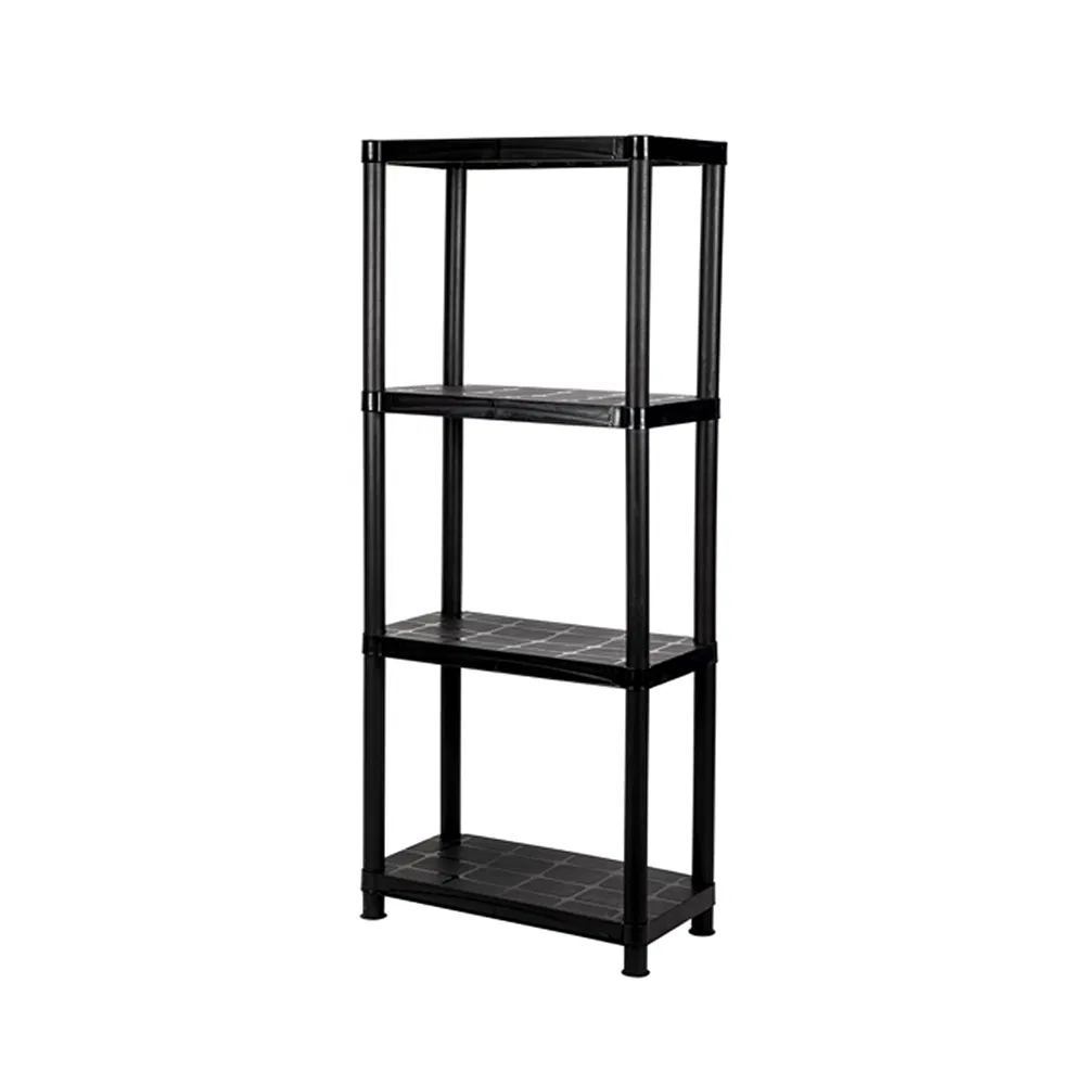 Strong Load-Bearing Capacity Wholesale Customized Black 12 Storage Plastic Collapsible Shelf