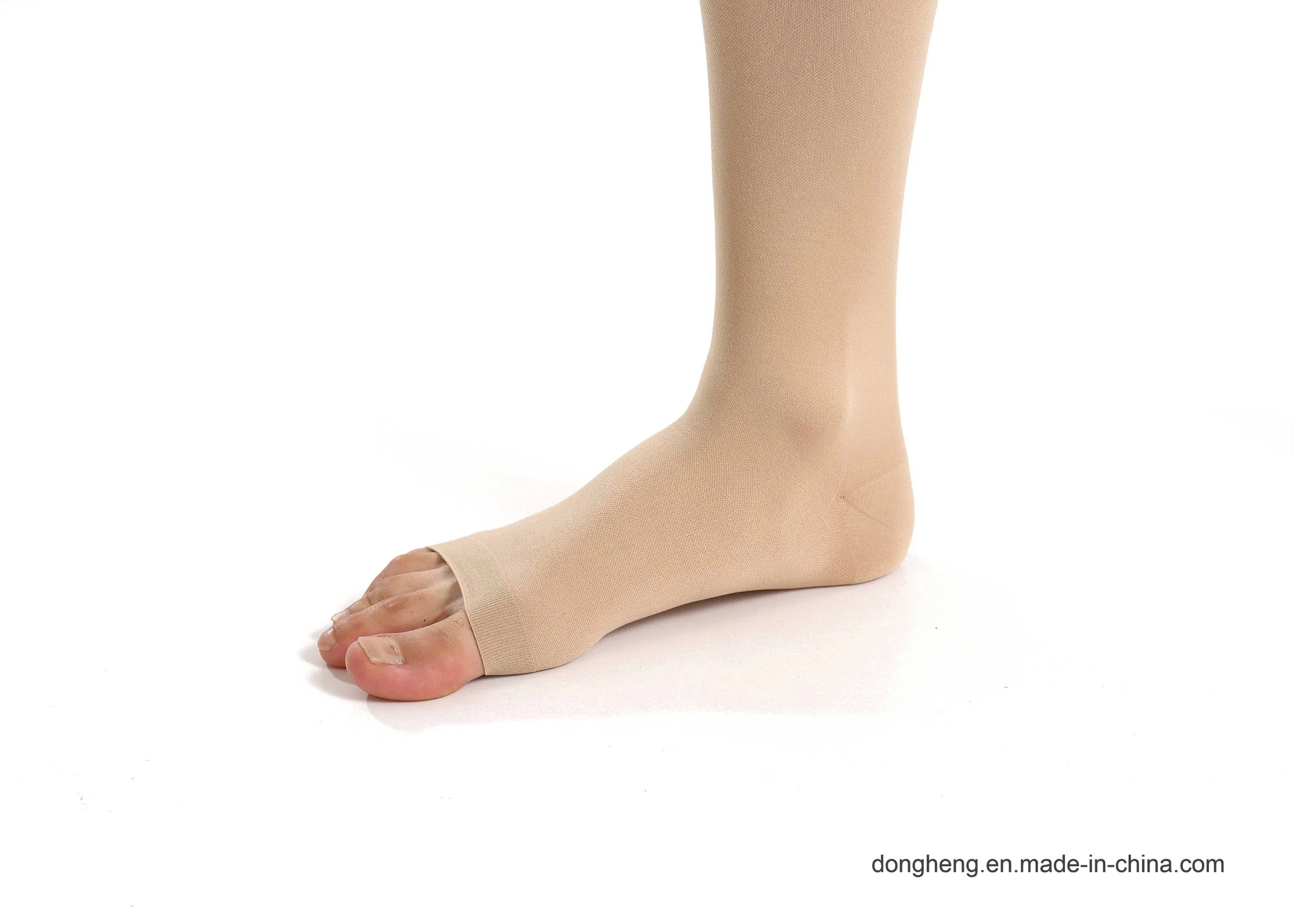 Medical Compression Open Toe Thigh-High Sleeves Sports Wear for Men&Women